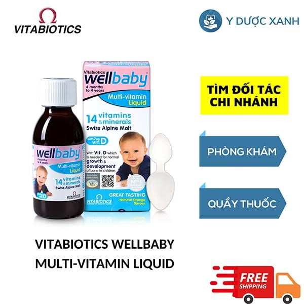 [Giá Tốt] WELLBABY MULTI-VITAMIN LIQUID 150ml, Tăng đề Kháng - Mua Sỉ ...